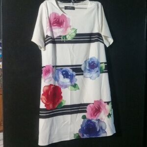 Lulu's size small white short sleeve dress